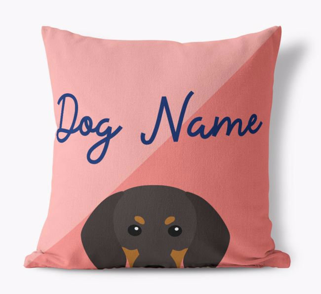 Peeking Name: Personalized {breedFullName} Pillow